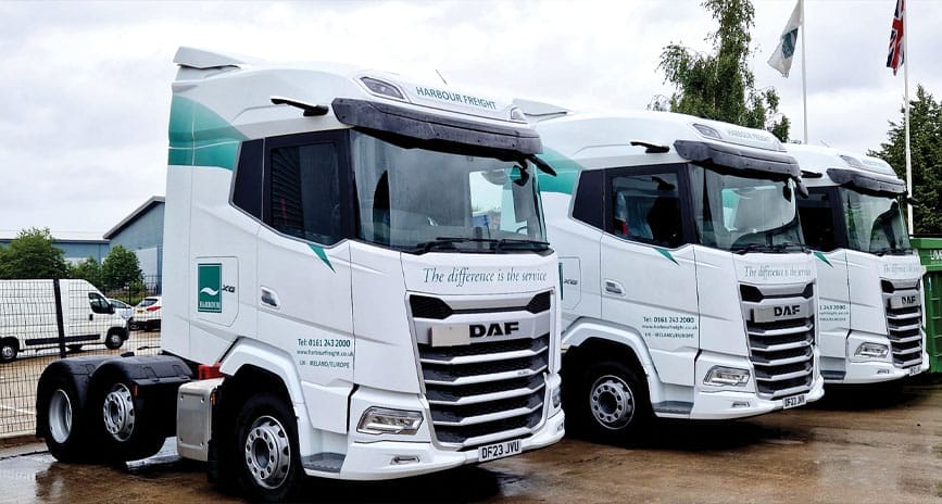 Harbour International Freight trucks